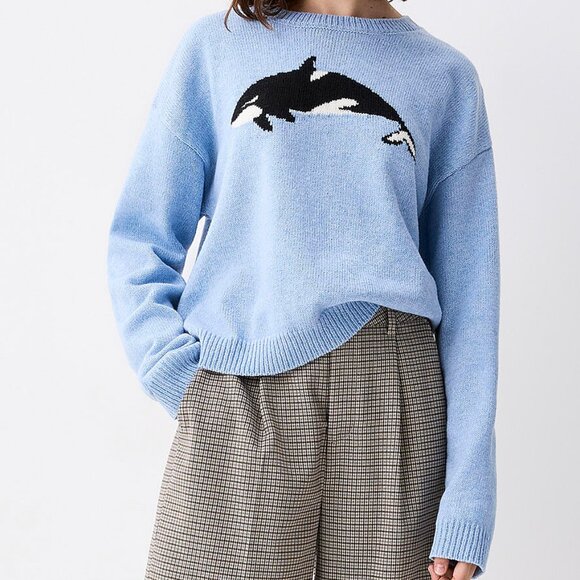 Things Between Orca While Loose Fit Sweater - Picture 2 of 3